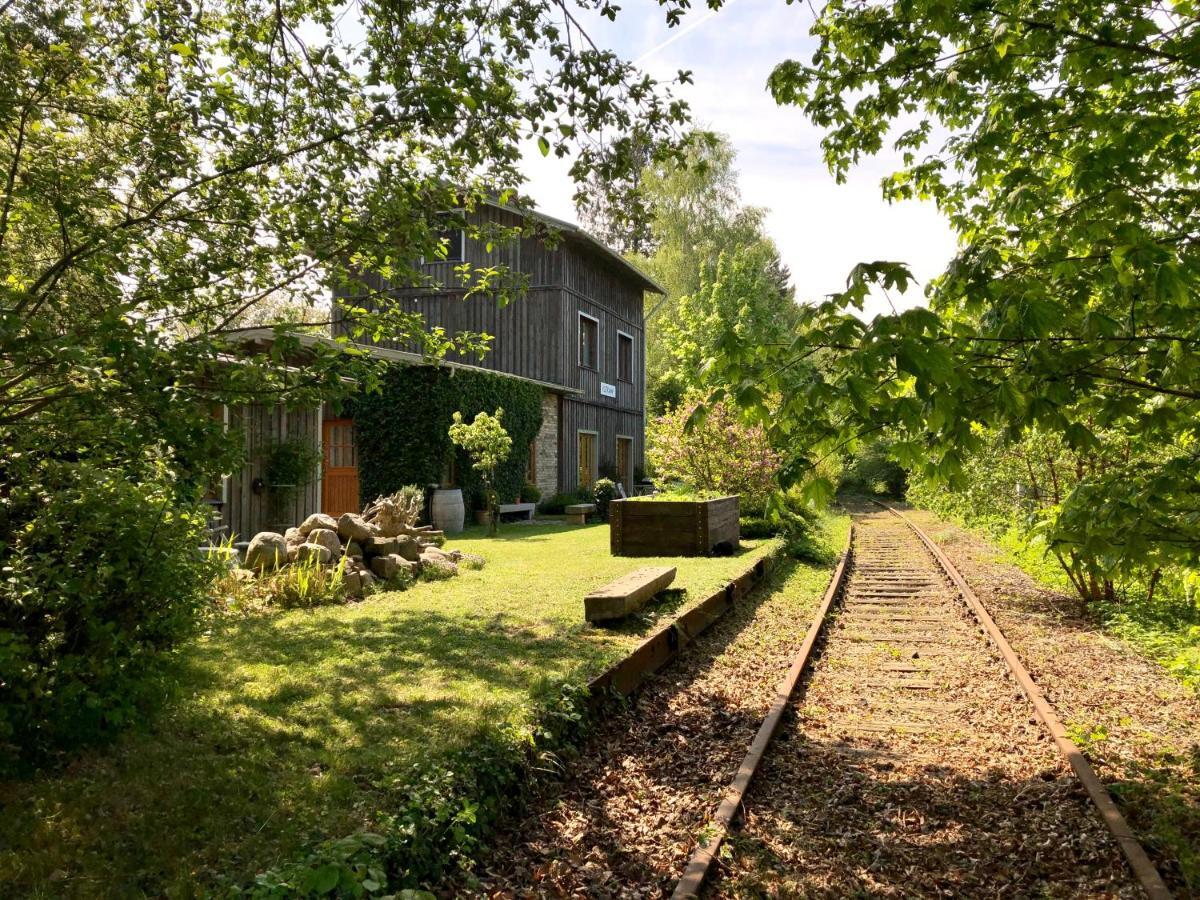Ferienwohnung Im Historischen Bahnhof Kletkamp Exteriér fotografie